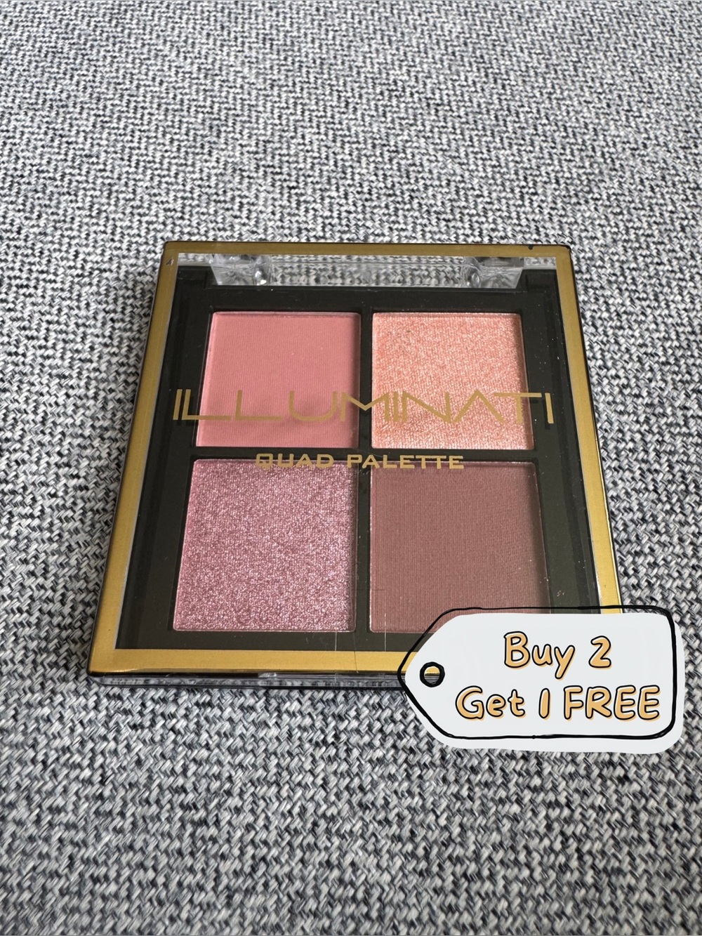 Illuminati Cosmetics
Secret Society: Cool-toned, rosy, and smoky shades